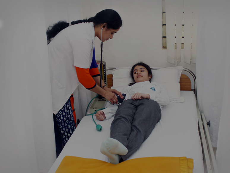 Health checking by professional doctors at Ebenezer International School Bangalore