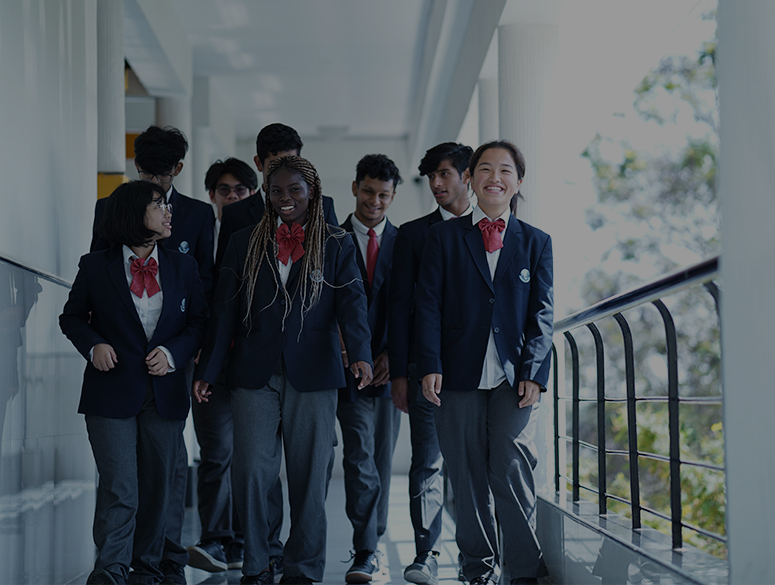 International students studying at Ebenezer International School Bangalore